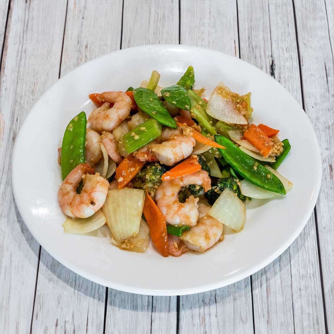 garlic king prawn - mascot fresh kitchen - chinese food